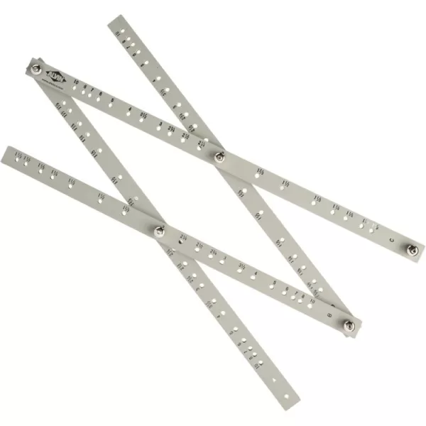 imageALVIN PA306 Wood Pantograph Drawing Tool with Table Clamp and Four Spare Leads  21 Inches 25 Ratios21 Inches 25 Ratios