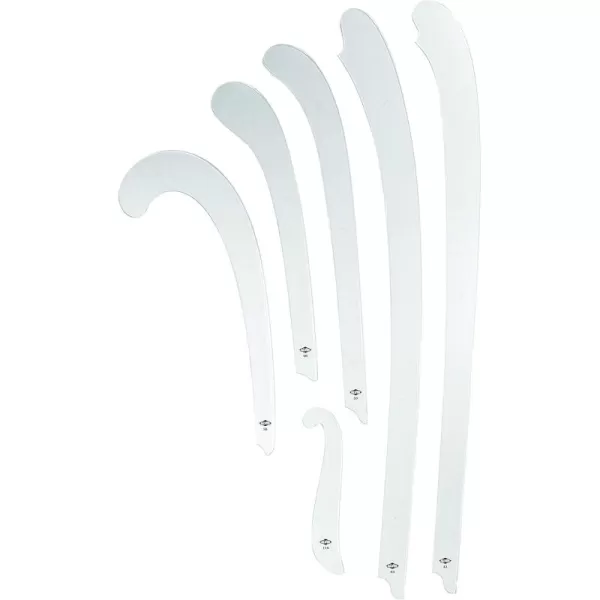 imageALVIN SC66A Ship Curve Set  6Piece Fabricated Design for Accurate Ship Modeling and Drafting