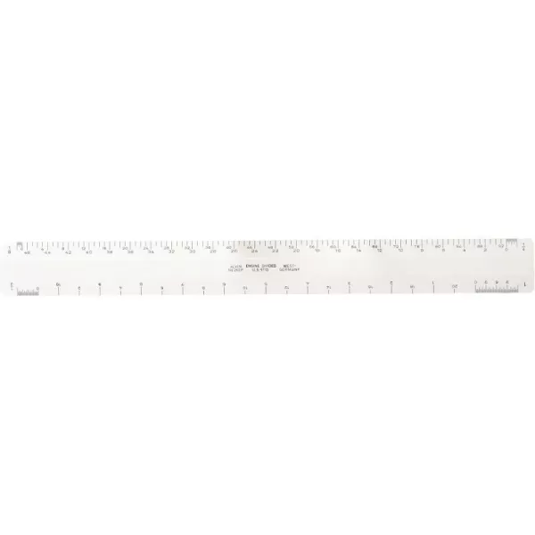 imageAlvin 260P 12quot White Plastic Flat Architect Scale