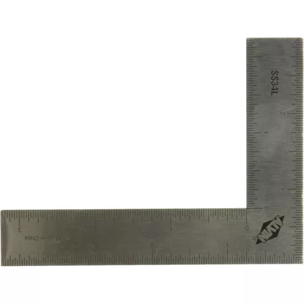 imageAlvin Stainless Steel LSquare Ruler Drawing and Design Tool for Students and Professionals Great for Drafting Architecture Engineering and Art  3 x 4 Inches