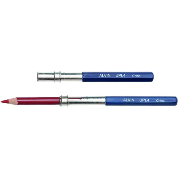 imageAlvin UPL4 Universal Pencil Lengthener in Blue Enamel Barrel Fits Most Standard Wood Pencils Simply Insert the Pen and Extend its Life with This Musthave Tool Blistercarded