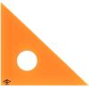 imageALVIN Fluorescent Professional Acrylic Drafting Triangle 4590 Degree 12quot Model 130F12 Multipurpose Tool for Drafting Design and Architecture Great for Machining and Woodworking  12 Inch4