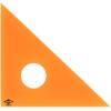 imageALVIN Fluorescent Professional Acrylic Drafting Triangle 4590 Degree 12quot Model 130F12 Multipurpose Tool for Drafting Design and Architecture Great for Machining and Woodworking  12 Inch12