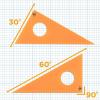 imageALVIN Fluorescent Professional Acrylic Drafting Triangle 4590 Degree 12quot Model 130F12 Multipurpose Tool for Drafting Design and Architecture Great for Machining and Woodworking  12 Inch4