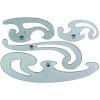 imageALVIN French Curve Ruler Set of 4 Model FC44 Drafting Drawing Measuring Tool Multipurpose for Design Engineering and Architecture Great for Students and Professionals  525quot 65quot 125quot and 1025quot