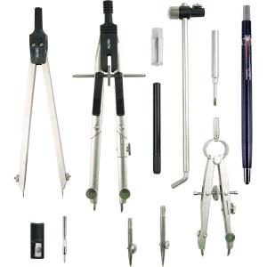 imageAlvin JetBow Beam Combination Drawing Set Model 929JS Speed Compass with Interchangeable Pen Pencil Divider Parts Geometry and Engineering Kit Drawing and Architecture ToolsJet Bow Beam Drawing Set