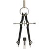 imageALVIN Basic Bow Pencil Combination Compass with Divider 6quot Model 504 Ideal for Geometry Drafting and Engineering Drawing and Architecture Tool Metal  6 inches5 Bow Compass