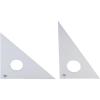 imageAlvin 130C12 12 inch Clear Professional Acrylic Triangle 3060