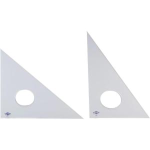 imageAlvin 130C12 12 inch Clear Professional Acrylic Triangle 3060
