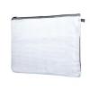 imageALVIN  NB1621 Clear PVC Mesh Kit Zipper Bag MultiUse Organization Bag for Item Storage and Arranging Great for Needlework Projects Art Supplies and Travel  16 x 21 Inch Bag