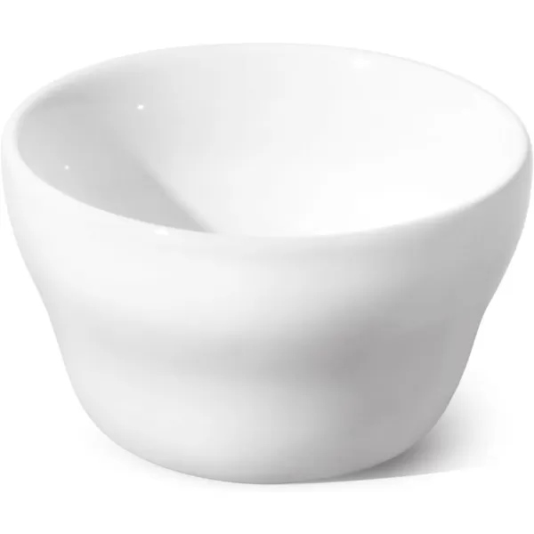 imageLE TAUCI Bouillon Cups 8 Ounce Ice Cream Bowls Small Bowls for Dessert Soup Chili Dipping Sauce Coffee Cupping  Set of 6 WhiteWhite