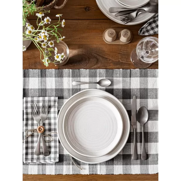 imageLE TAUCI Salad Plates 8 Inch Flat Dessert Plate Set for Appetizer Bread Ceramic Dish Microwave Dishwasher Oven Safe Housewarming ampamp Wedding Present  Set of 4 Arctic White10 inch