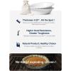 imageLE TAUCI Ceramic Pie Dish and Pie Weights Set 9 Inches Pie Pans for Baking 52 Ounce Round Deep and Fluted Pie Plates for Apple Pie Quiche Pot Pies Tart  Set of 2 White