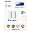 imageLE TAUCI Ramekins 6 oz Ceramic Souffle Dishes Ramekin for Creme Brulee Lava Cakes Pudding Custard Cups Souffle Pot Pie Dip Sauce 38 inch Set of 6 Sleek White