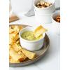 imageLE TAUCI Ramekins 6 oz Ceramic Souffle Dishes Ramekin for Creme Brulee Lava Cakes Pudding Custard Cups Souffle Pot Pie Dip Sauce 38 inch Set of 6 Sleek White