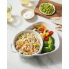 imageLE TAUCI Chip and Dip Bowls AntiSoggy Cereal Bowl Soup and SideCracker Bowls Sets for Breakfast Soup and Sandwich Bread Dipping Bowls Set of 2 WhiteWhite