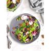imageLE TAUCI Dinner Plates 10 Inch Ceramic Plates Set for Salad Pasta Risotto Fluffiest Pancakes 22 Ounce  Set of 6 GREY