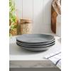 imageLE TAUCI Salad Plate 8 Inch Ceramic Plate Set of 6 for Appetizer Dessert Bread Snacks  10 Ounce GREY