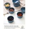 imageLE TAUCI Ramekins 6 oz Ceramic Souffle Dishes Ramekin for Creme Brulee Lava Cakes Pudding Custard Cups Souffle Pot Pie Dip Sauce 38 inch Set of 6 Ceylon Blue