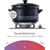 imageLE TAUCI 3 qt Ceramic Dutch Oven for Bread Baking with Silicone Sling NonToxic ampamp Lightweight Pot with Lid Perfect for Sourdough Soup ampamp Stews Ideal Gift for Food Lovers Midnight BlueMidnight Blue