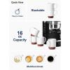 imageLE TAUCI Coffee Mugs 16oz Ceramic Coffee Mugs Set of 4 Stackable Coffee Mug Sets Easy Grip Microwave Safe Coffee Cup Sets White