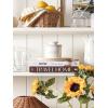 imageLE TAUCI Butter Crock Butter Keeper for Countertop with Water Line Embossed French Butter Container for Spreadable Butter Dishwasher Safe  Bee Pattern 5 oz Set of 1 Arctic White