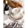 imageLE TAUCI Dinnerware Sets for 4 Stoneware 12 Piece Ceramic Plates ampamp Bowls  OvenDishwasherMicrowave Safe  Housewarming Gift  Reactive Beige 10quot Plate8quot Dish27oz Bowl