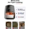 imageLE TAUCI Air Fryer Liners Reusable Easy Clean Ceramic Liners for Air Fryer Basket Air Fryer Accessories AirFryer Basket Bowl White Top 7in Height 3in