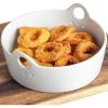 imageLE TAUCI Air Fryer Liners Reusable Easy Clean Ceramic Liners for Air Fryer Basket Air Fryer Accessories AirFryer Basket Bowl White Top 7in Height 3in