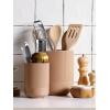 imageLE TAUCI Utensil Holder 73quot54quot Ceramic Kitchen Utensil Holder for Countertop Large Cooking Utensil Crocks for Kitchen Counter Modern Utensil Organizer for Spatula Set of 2 Forest GreenDusty Pink