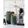 imageLE TAUCI Utensil Holder 73quot54quot Ceramic Kitchen Utensil Holder for Countertop Large Cooking Utensil Crocks for Kitchen Counter Modern Utensil Organizer for Spatula Set of 2 Forest GreenForest Green