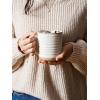 imageLE TAUCI Coffee Mugs 18 ozCeramic Mug Set Coffee Cups for Latte Hot Tea Cappuccino Mocha Cocoa Dishwasher Safe Suit For Housewarming Wedding 35 inch Set of 4 Arctic WhiteFull 18 oz Normal 17 oz