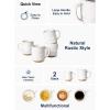 imageLE TAUCI Coffee Mugs 18 ozCeramic Mug Set Coffee Cups for Latte Hot Tea Cappuccino Mocha Cocoa Dishwasher Safe Suit For Housewarming Wedding 35 inch Set of 4 Arctic WhiteFull 15 oz Normal 14 oz