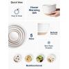 imageLE TAUCI Small Bowls 10 oz Ice Cream Bowl Ceramic Stoneware Bowl Bowls Set for Dessert Fruits Side Dishes Suit For Housewarming  45 Inch Set of 4 Arctic white6 inch