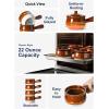 imageLE TAUCI French Onion Soup Bowls 16 Ounce Ceramic Soup Bowls with Handles Ceramic Soup Crocks with Lids for Soup Cereal Chilli Beef Stew Oven Safe Stackable Serving Bowls Set Set of 416 Ounces