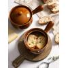 imageLE TAUCI French Onion Soup Bowls 16 Ounce Ceramic Soup Bowls with Handles Ceramic Soup Crocks with Lids for Soup Cereal Chilli Beef Stew Oven Safe Stackable Serving Bowls Set Set of 422 Ounces