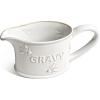 imageLE TAUCI 17oz Gravy Boat Ceramic Sauce Boat for Salad Dressings Creamer Broth Black Pepper Set of 1 Arctic White Bee Pattern