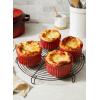 imageLE TAUCI Ramekins 12 OZ Oven Safe Ceramic Souffle Dishes for Oven Custard Cups Creme Brulee Dishes Porcelain Large Ramekins Pudding Ramiken Dipping Sauces Set of 6 WhiteRed