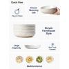 imageLE TAUCI Pasta Bowls 46oz Large Salad Bowl Ceramic Embossment Stoneware Serving Plate for Fruits Noodle Dinner Housewarming Wedding Present  9 Inch Set of 4 Arctic WhiteArctic WhiteLine