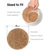 image:imageLE TAUCI Coconut Coir Drainage Mesh Pads for Flower Pots PreCut 2 Inch Pot Hole Covers to Prevent Soil Loss Natural Coir Fiber Liners for Indoor amp Outdoor Planters 20 Pack10