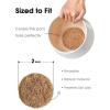 image:imageLE TAUCI Coconut Coir Drainage Mesh Pads for Flower Pots PreCut 2 Inch Pot Hole Covers to Prevent Soil Loss Natural Coir Fiber Liners for Indoor amp Outdoor Planters 20 Pack20