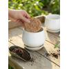 image:imageLE TAUCI Coconut Coir Drainage Mesh Pads for Flower Pots PreCut 2 Inch Pot Hole Covers to Prevent Soil Loss Natural Coir Fiber Liners for Indoor amp Outdoor Planters 20 Pack20