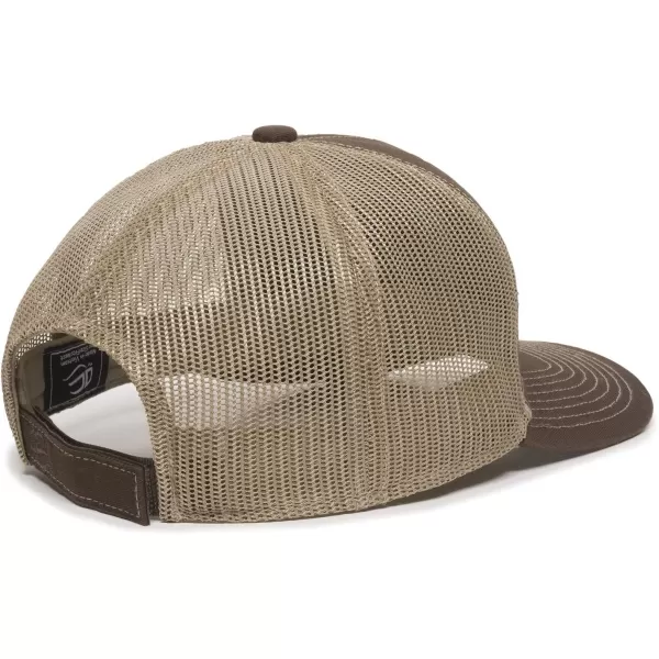 imageOutdoor Cap Structured Mesh Back Trucker CapBrownTan