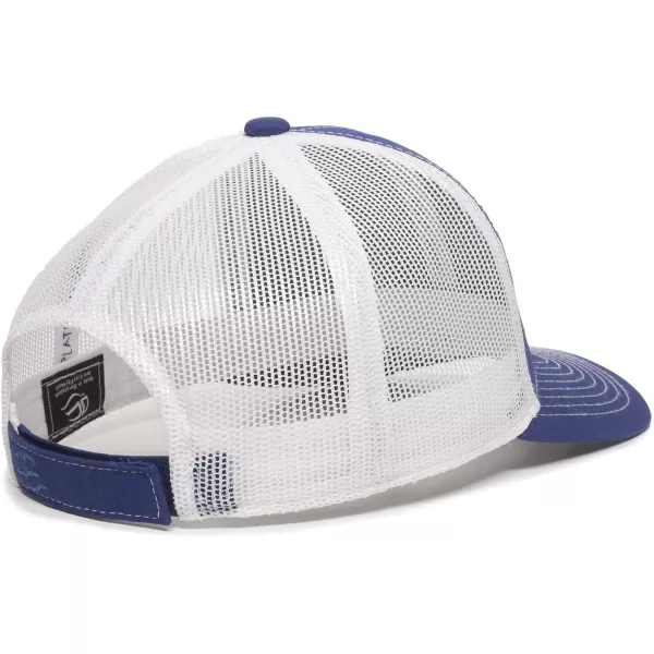 imageOutdoor Cap Structured Mesh Back Trucker CapRoyalWhite