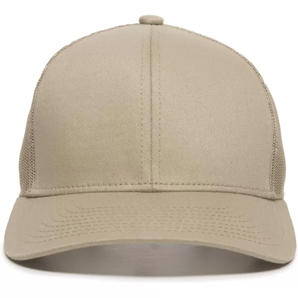 imageOutdoor Cap Structured Mesh Back Trucker CapTan