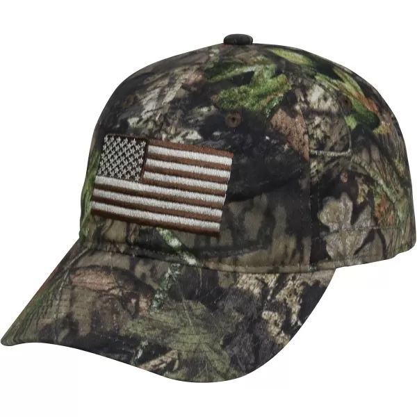 imageOutdoor Cap Mens Camouflage Americana Cap One SizeMossy Oak Country