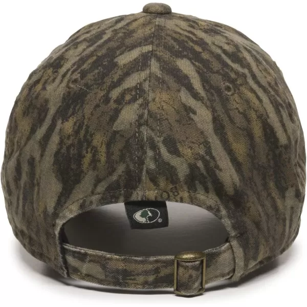 imageOutdoor Cap Mens Hunting Basics Tuck Strap Cap Original Mossy Oak Bottomland One Size