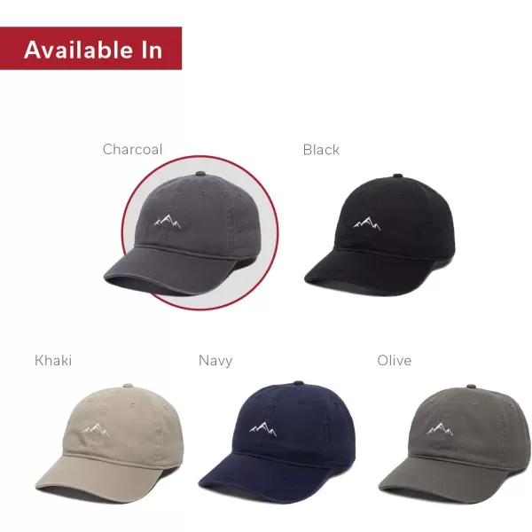 imageOutdoor Cap Mountain Dad Hat  Unstructured Soft Cotton CapCharcoal