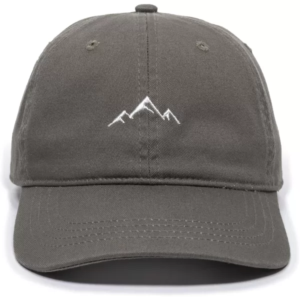 imageOutdoor Cap Mountain Dad Hat  Unstructured Soft Cotton CapOlive