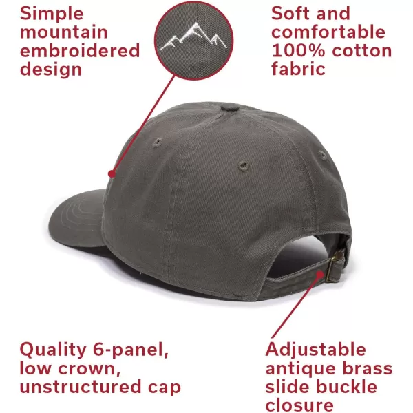imageOutdoor Cap Mountain Dad Hat  Unstructured Soft Cotton CapOlive